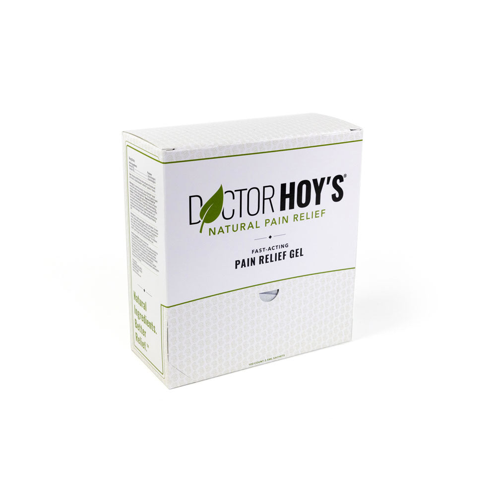 Doctor Hoy's Natural Pain Relief Gel | 100 Count Dispenser Box