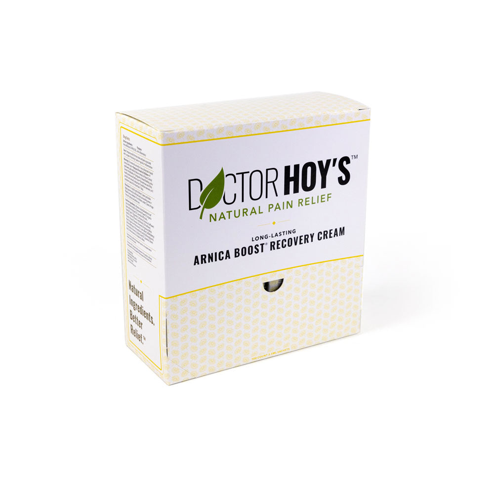 Doctor Hoy's Natural Arnica Boost Recovery Cream | 100 Count Dispenser Box