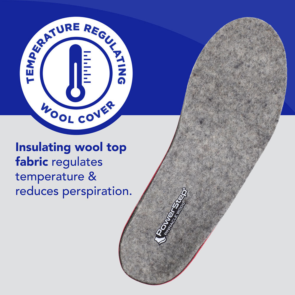 PowerStep Pinnacle Wool Insoles