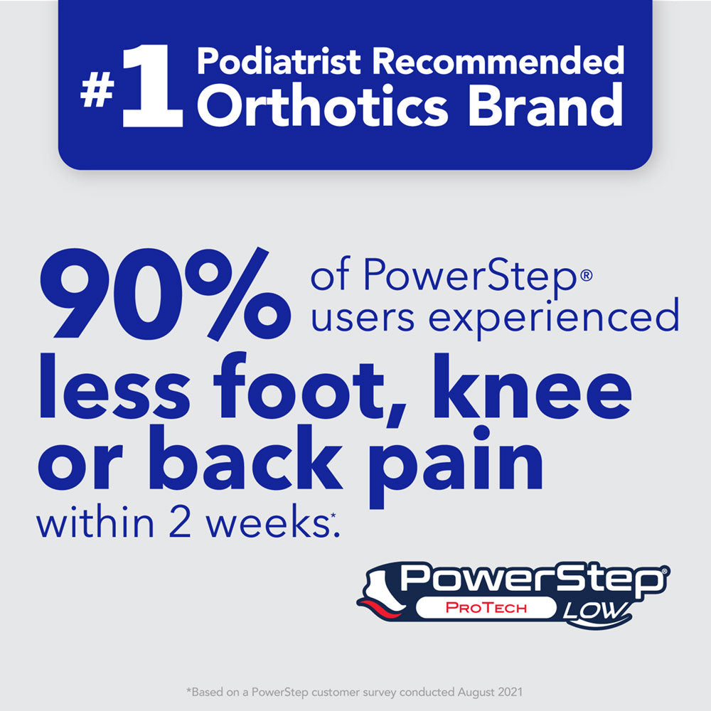 PowerStep ProTech Low Arch Insoles