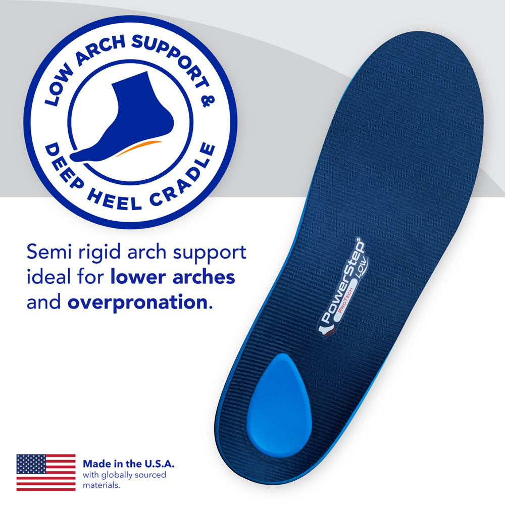 PowerStep ProTech Low Arch Insoles