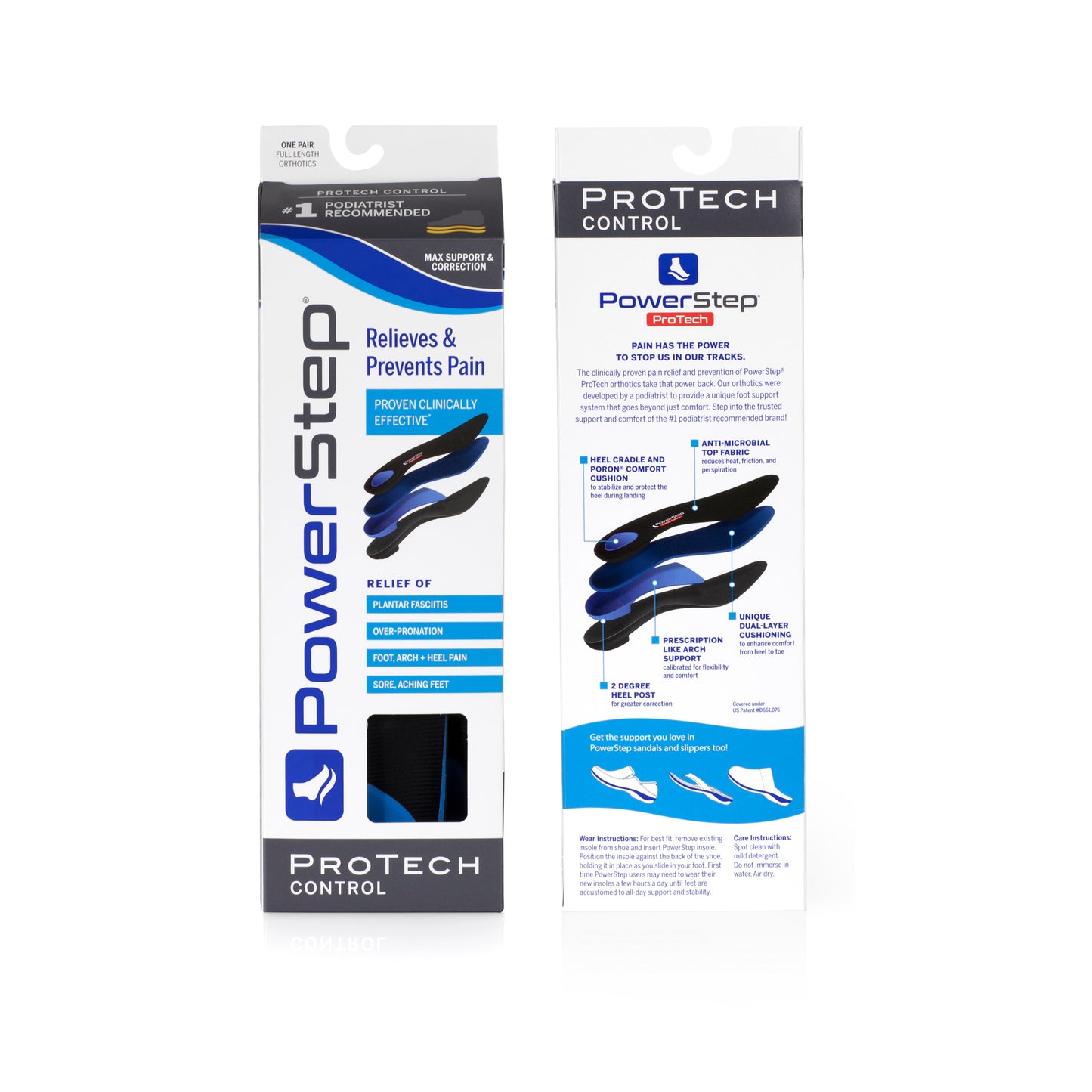 PowerStep ProTech Control Full Length Insoles