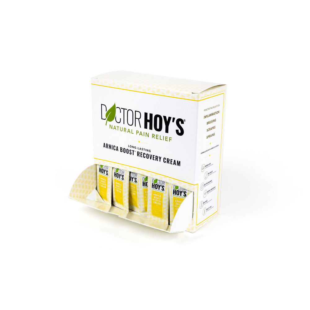 Doctor Hoy's Natural Arnica Boost Recovery Cream | 100 Count Dispenser Box