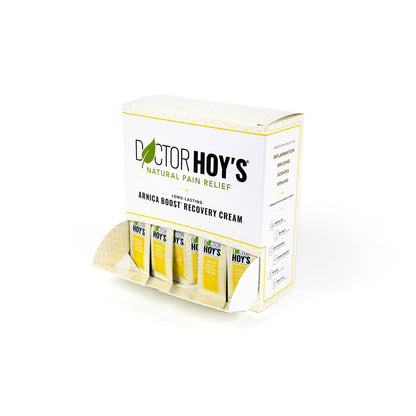 Doctor Hoy's Natural Arnica Boost Recovery Cream | 100 Count Dispenser Box