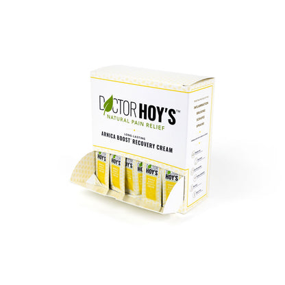 Doctor Hoy's Natural Arnica Boost Recovery Cream | 100 Count Dispenser Box