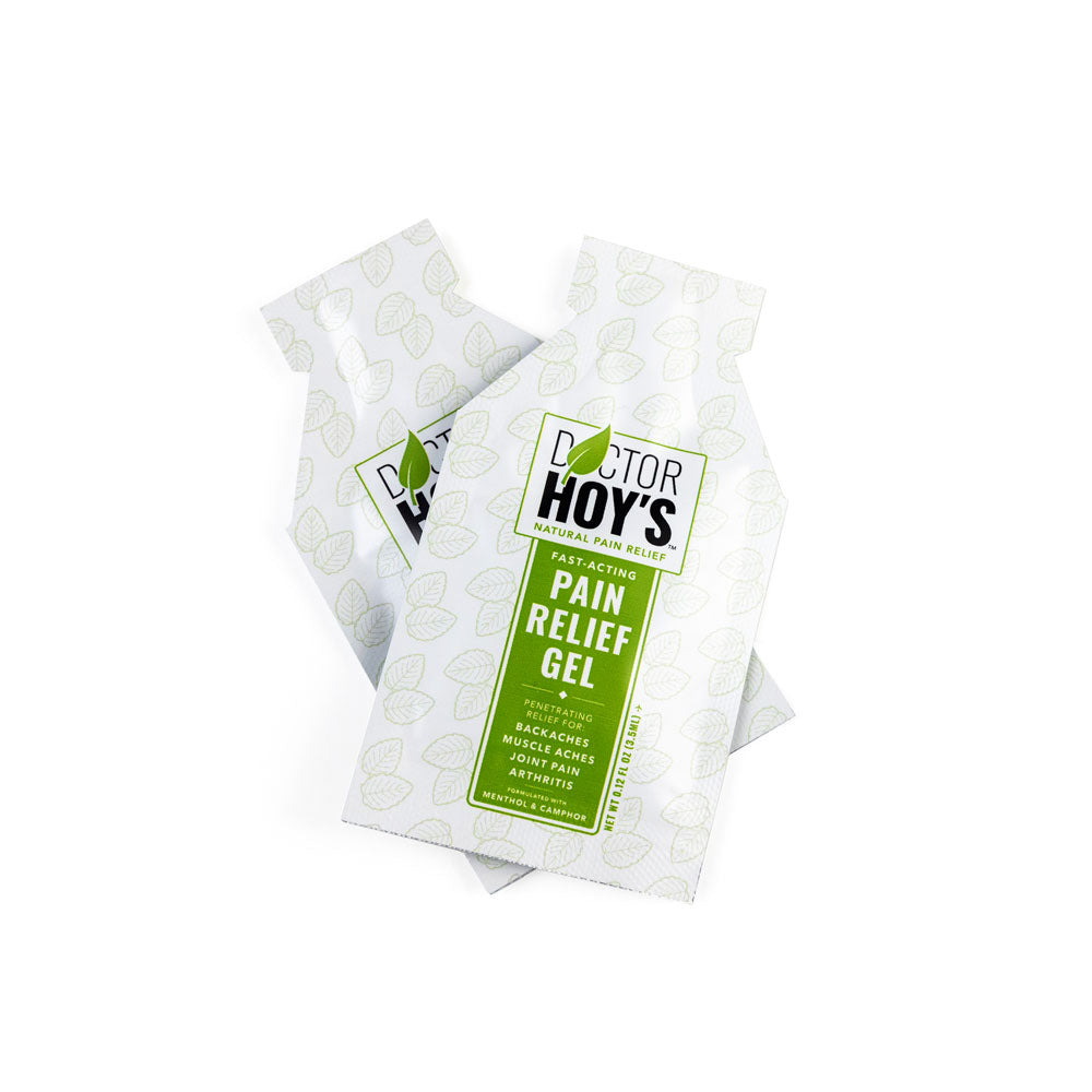 Doctor Hoy's Natural Pain Relief Gel | 100 Count Dispenser Box