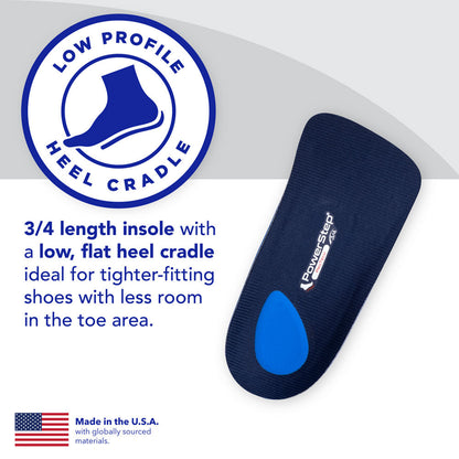 PowerStep ProTech 3/4 Length Insoles