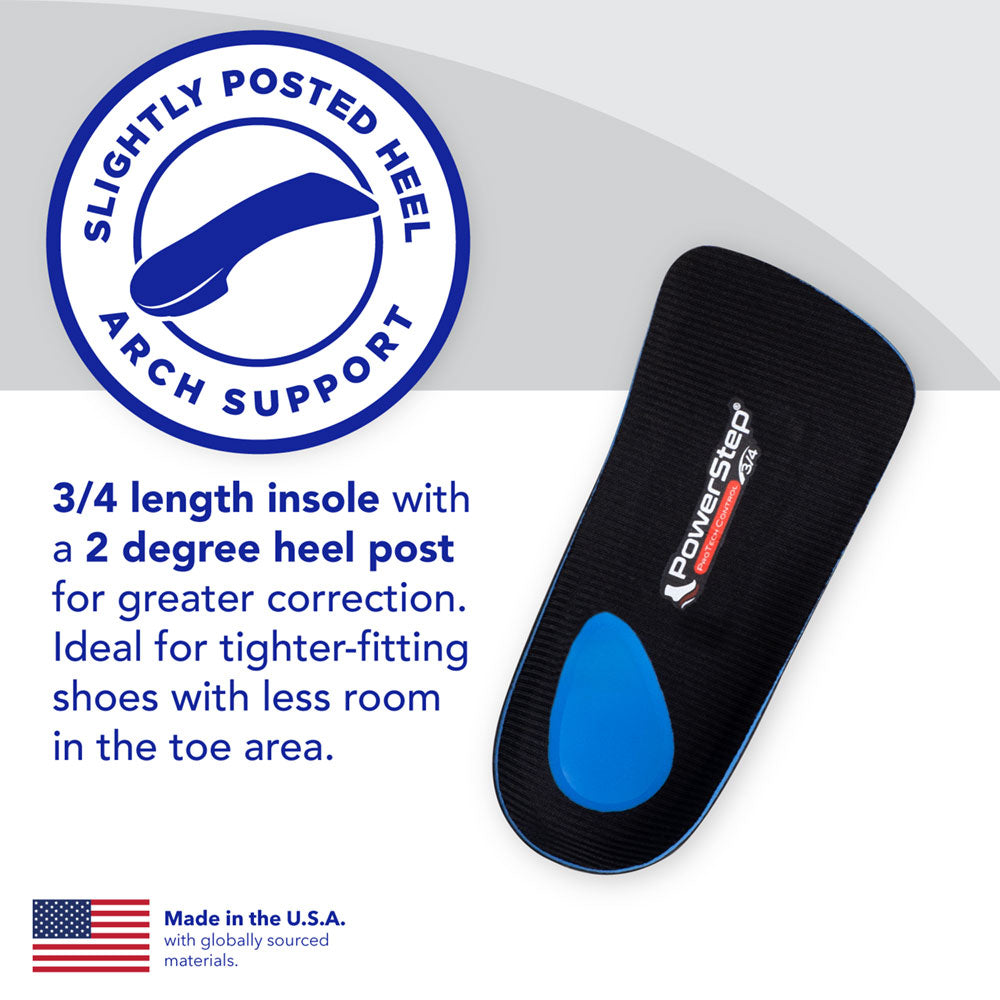 PowerStep ProTech Control 3/4 Insoles