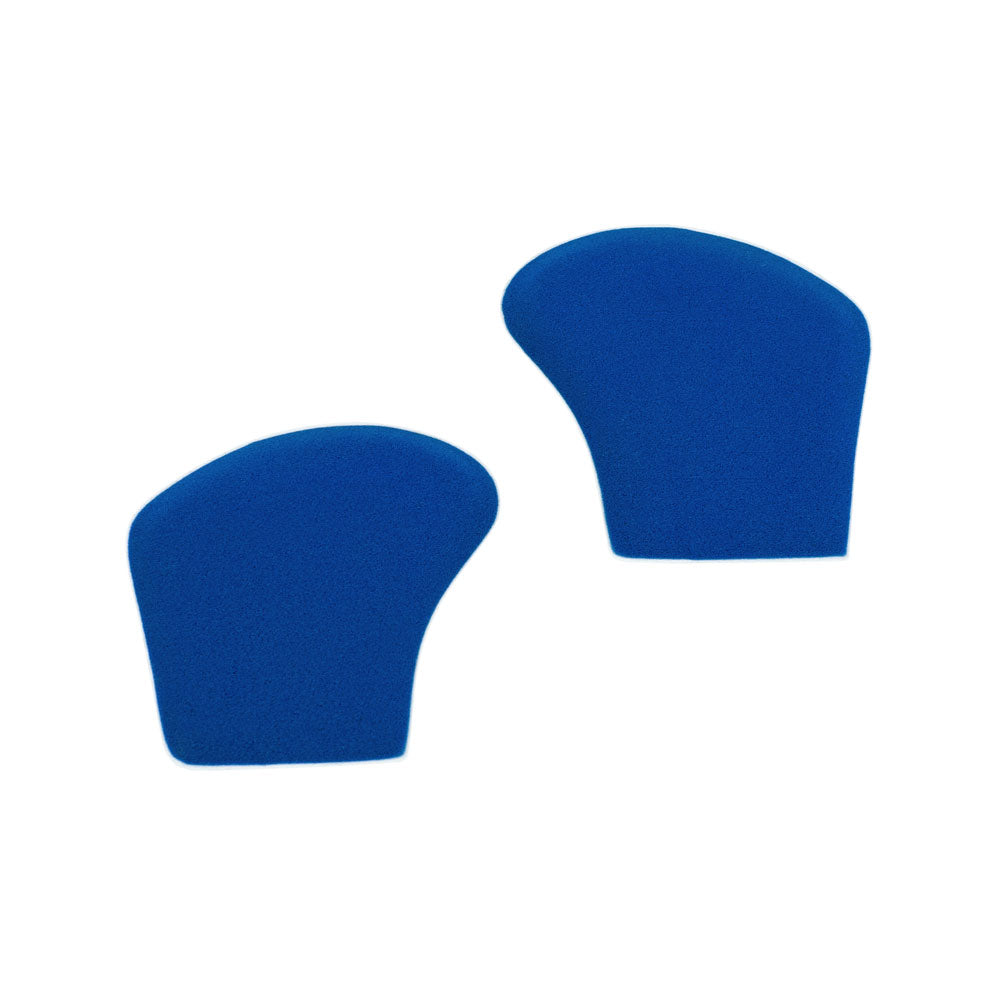 Metatarsal cushions pair, blue, left and right metatarsal cushion, fits easily into most shoes without changing fit