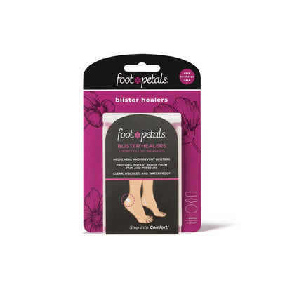 Blister Healers in pink packaging, help heal and prevent blisters