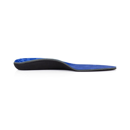 Profile view of Heat Moldable insoles, affordable custom moldable insoles for men and women, womens shoes, mens shoes, arch support for pain relief from plantar fasciitis, cushioned shoe inserts for foot pain