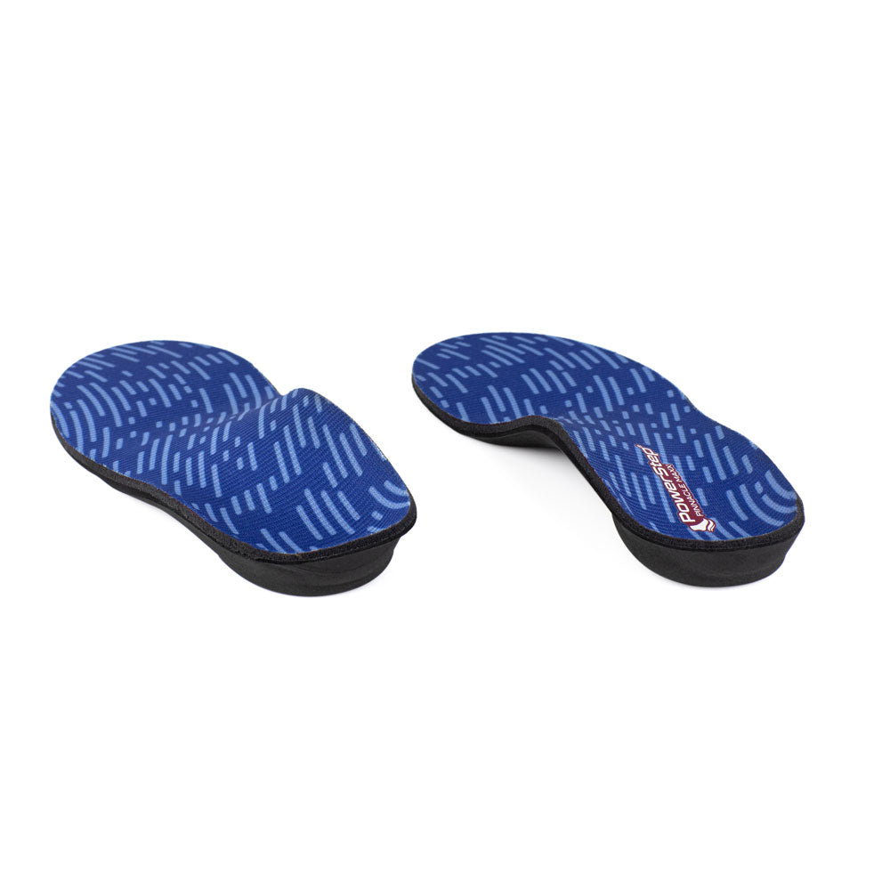 View of Pinnacle Maxx Support orthotic arch support shoe inserts from heel to toe, relieves foot, arch, and heel pain, and sore, aching feet, shoe insoles for walking, womens orthotic shoe inserts, mens orthotic shoe inserts, Neutral arch support with posted heel helps to correct overpronation and prevent plantar fasciitis, insoles for shoes, insoles for flat feet, neutral arch support shoe orthotics