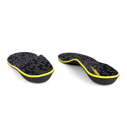 View of Pinnacle Work Neutral orthotic arch support shoe inserts from heel to toe, relieves foot, arch, and heel pain, and sore, aching feet, shoe insoles for walking, men’s orthotic shoe inserts, women’s orthotic shoe inserts, neutral arch support helps to correct pronation and prevent plantar fasciitis