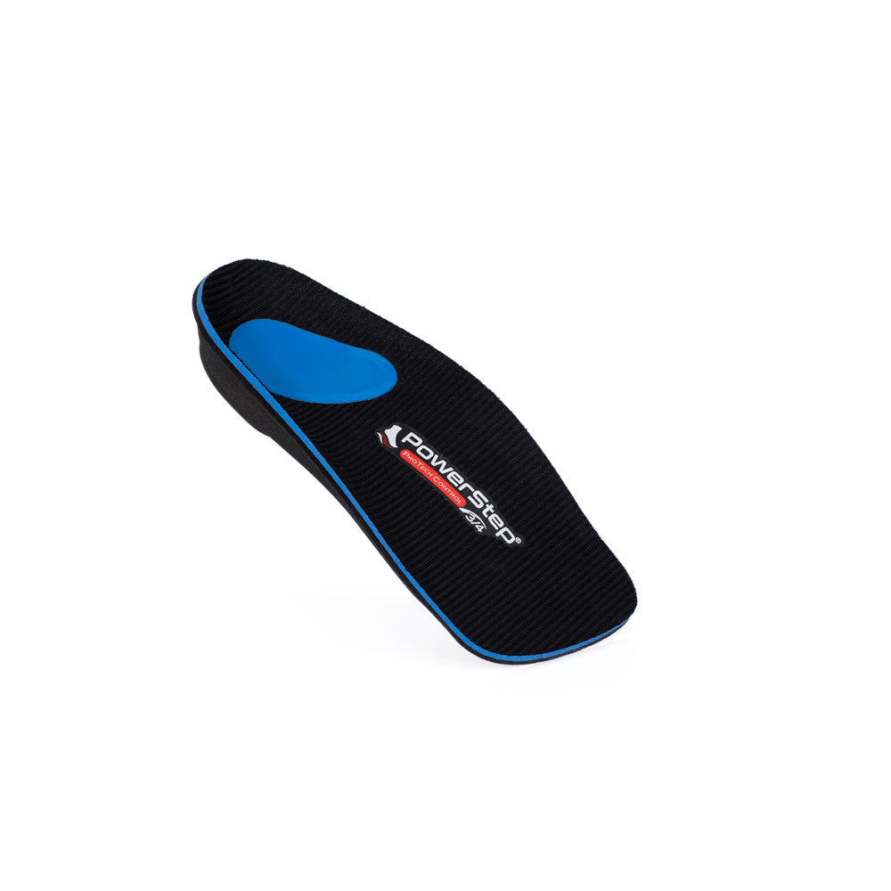 Floating view of ProTech Control 3/4 orthotic shoe inserts for men and women