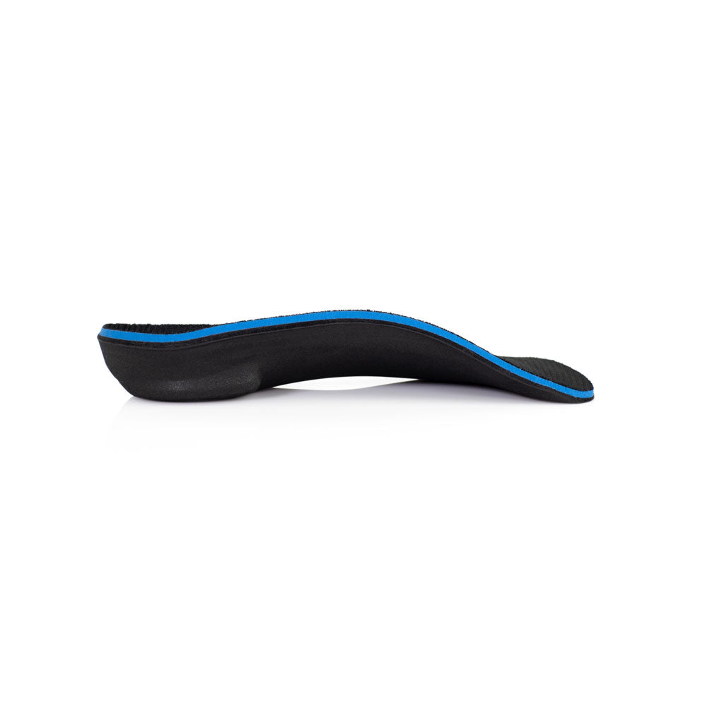 Profile view of ProTech Control 3/4 shoe insoles with 2-degree posted heel for extra support and correction