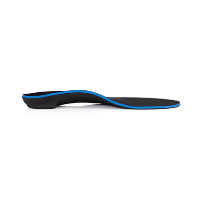 Profile view of ProTech Control shoe insert with posted heel for extra support and stability