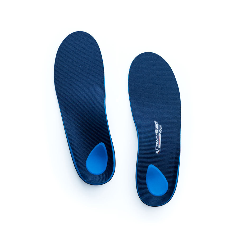 Top view of ProTech High Arch Support shoe inserts for women and men